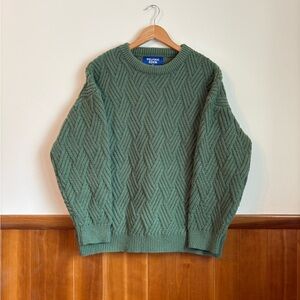 Green chunky knit Aelfric Eden sweater
